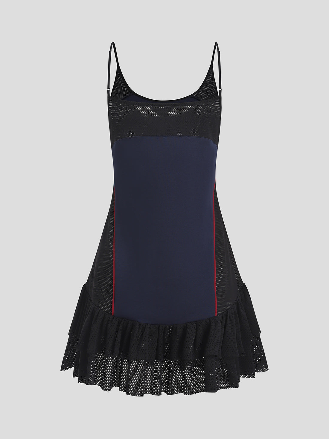 Cheer Captain 86 Mesh Dress - Navy Noir