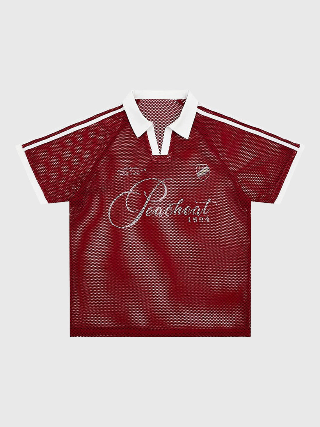 Co-ed Dorm Vintage Graphic Soccer Jersey - Dark Red