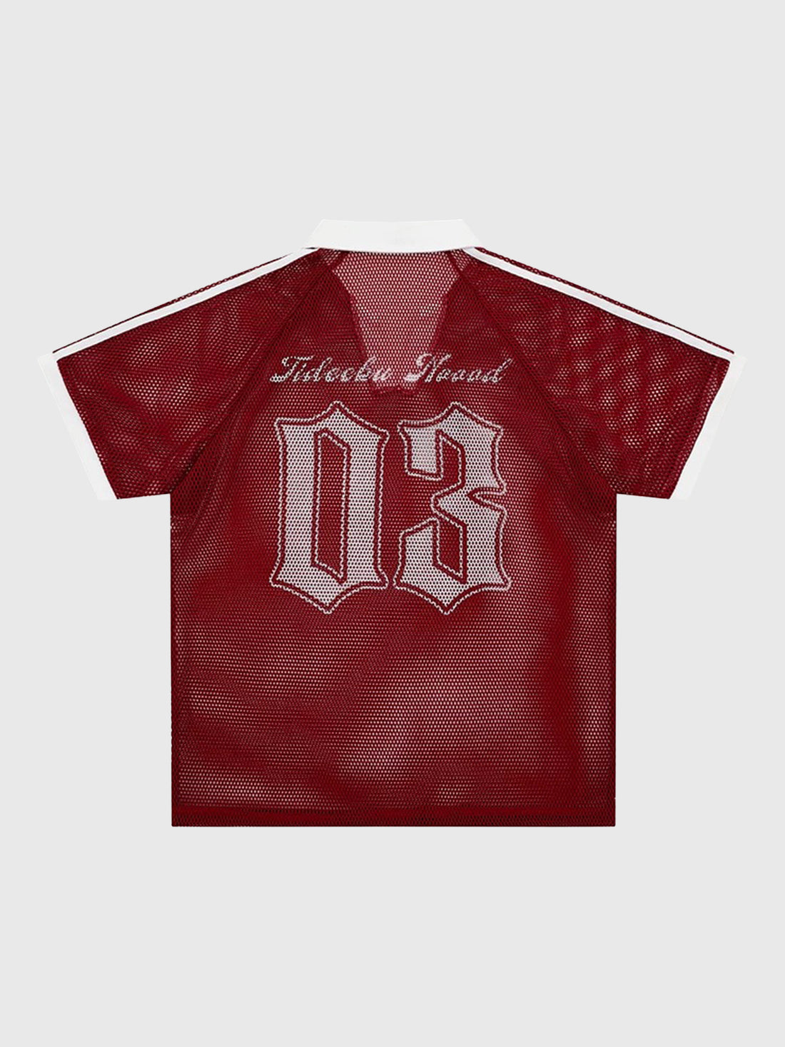 Co-ed Dorm Vintage Graphic Soccer Jersey - Dark Red