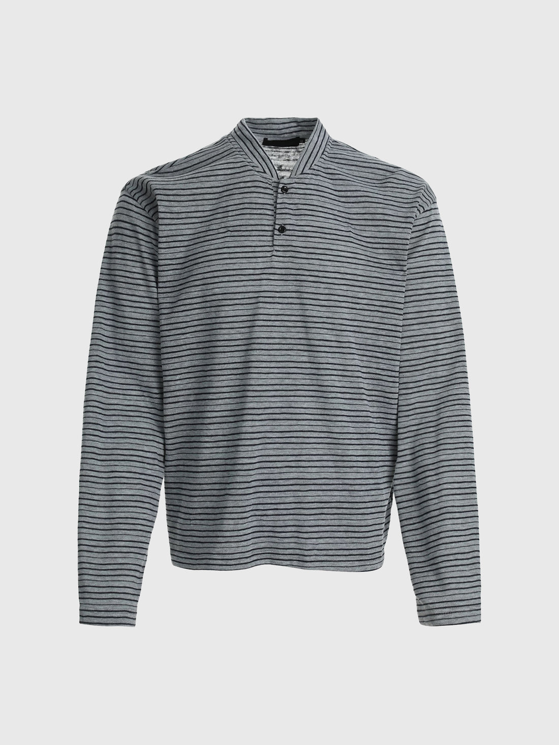 Dolled Office Zebra Stripe Quarter Zip Top - Mono