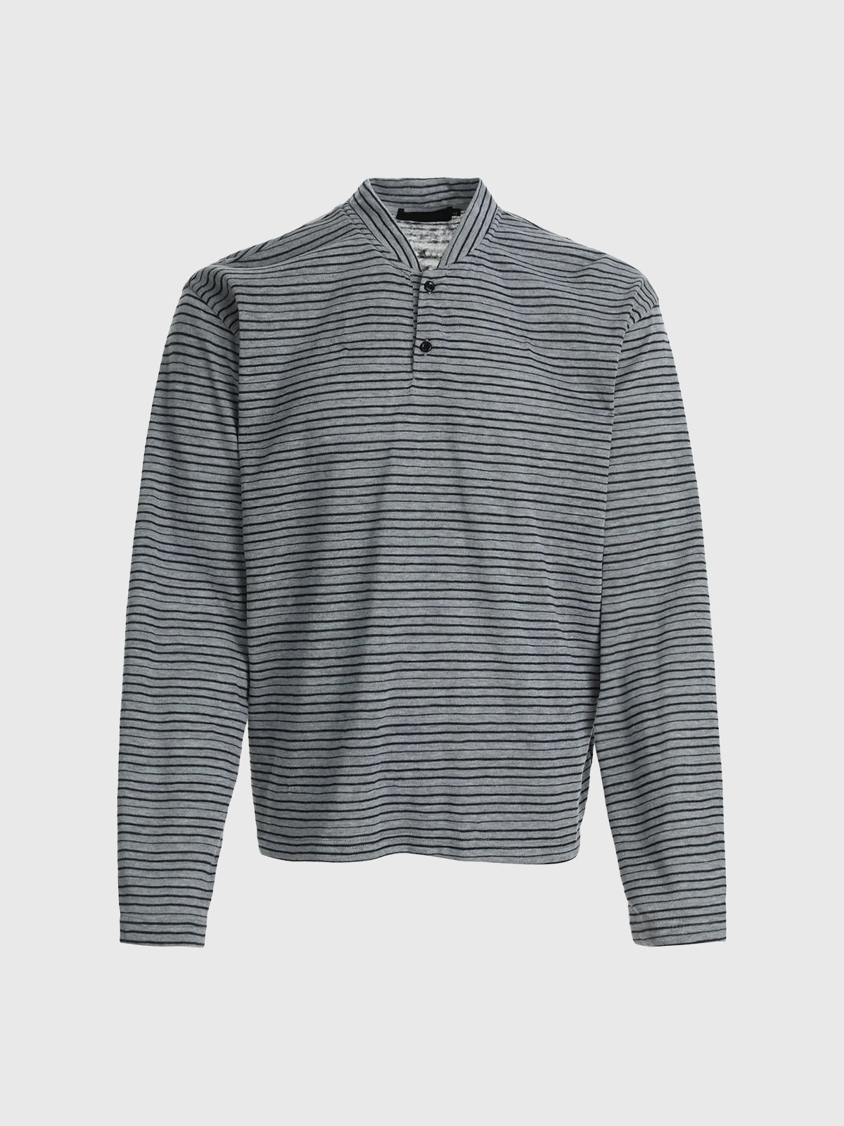 Dolled Office Zebra Stripe Quarter Zip Top - Mono