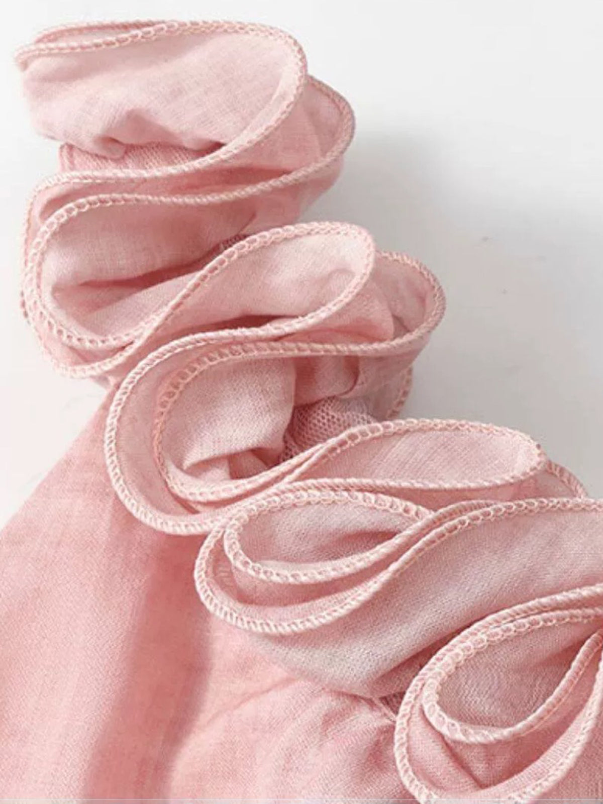 Dolled Office One Shoulder Ruffle Bubble Top - Pink