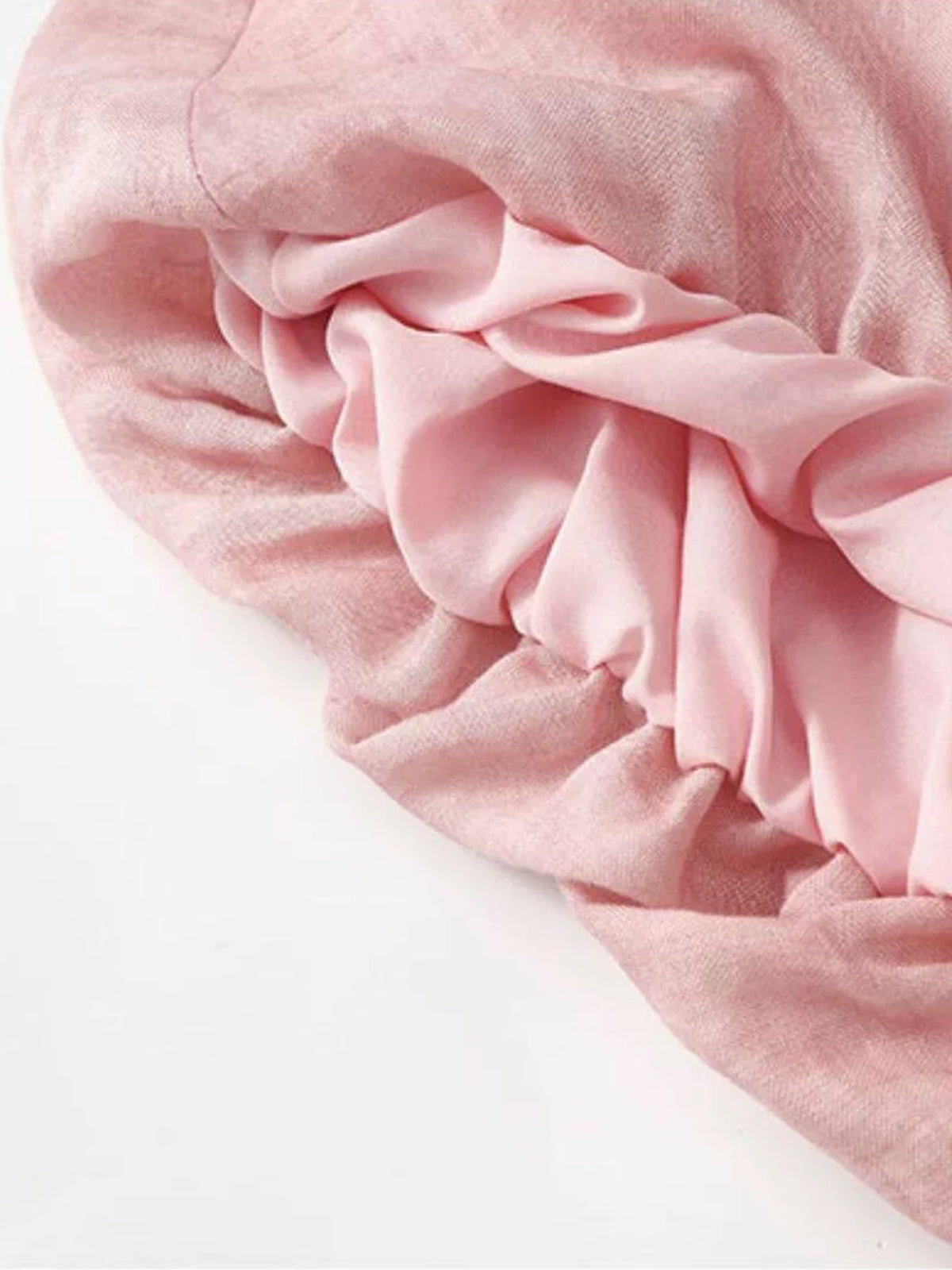 Dolled Office One Shoulder Ruffle Bubble Top - Pink