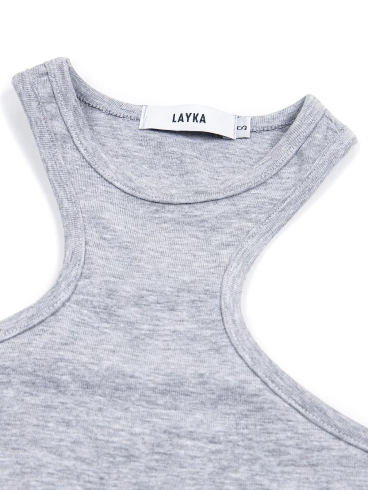 Brick Lane Cut Out Bodycon Tank Top - Grey