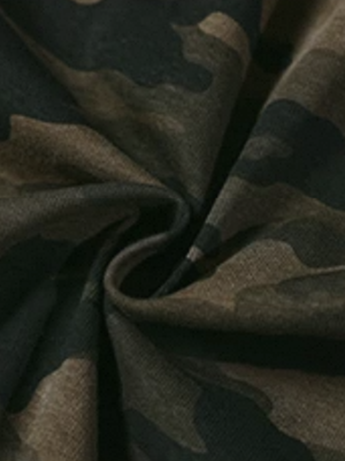 Brick Lane Studded Camo Print Racerback Tank - Moss