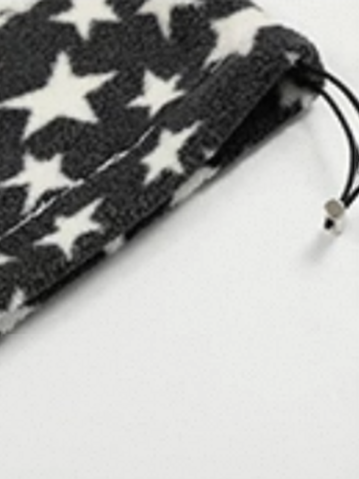 Brick Lane Star Print Drawstring Lounge Pants - Black
