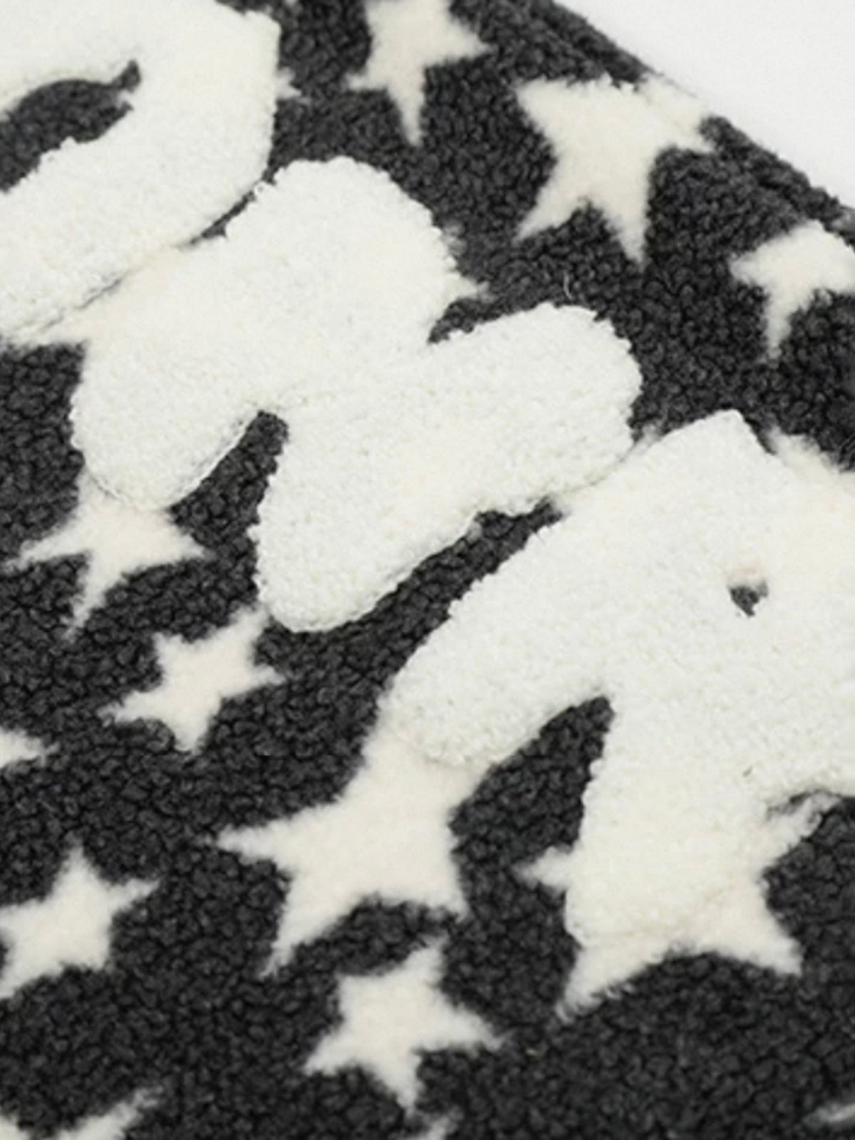 Brick Lane Star Print Drawstring Lounge Pants - Black