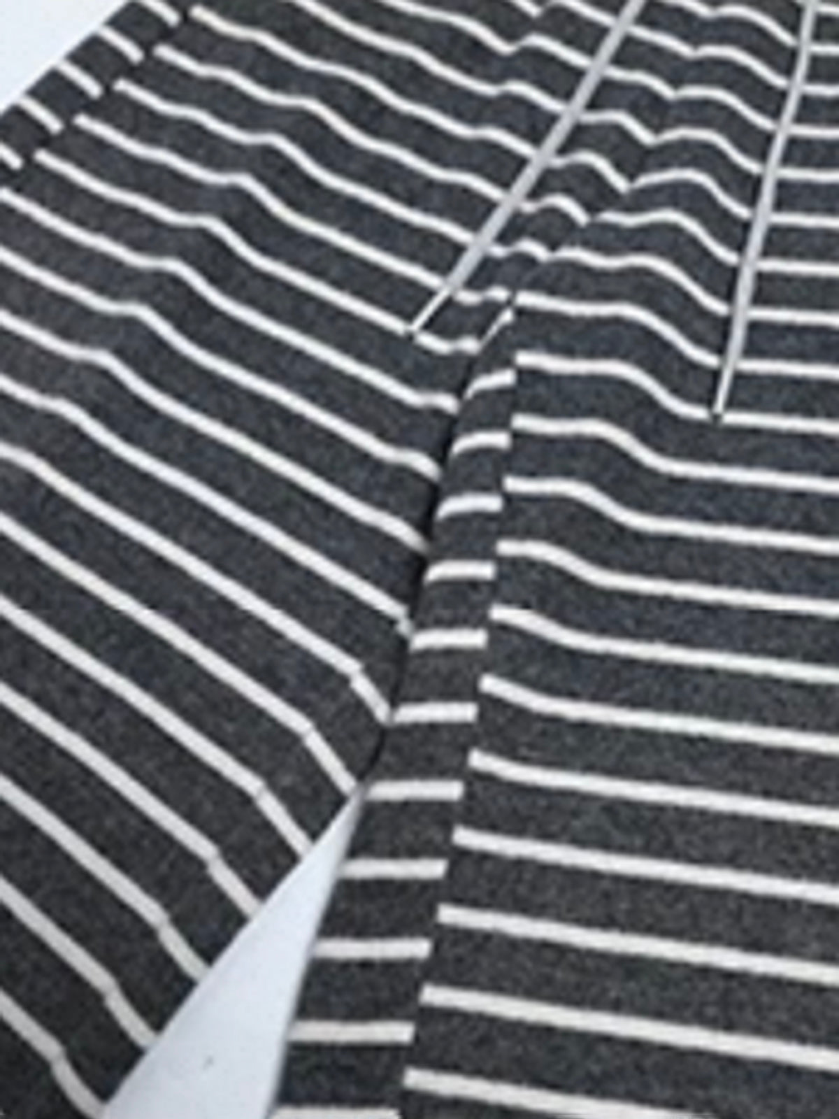 Brick Lane Fine Stripe Wide Leg Lounge Pants - Black