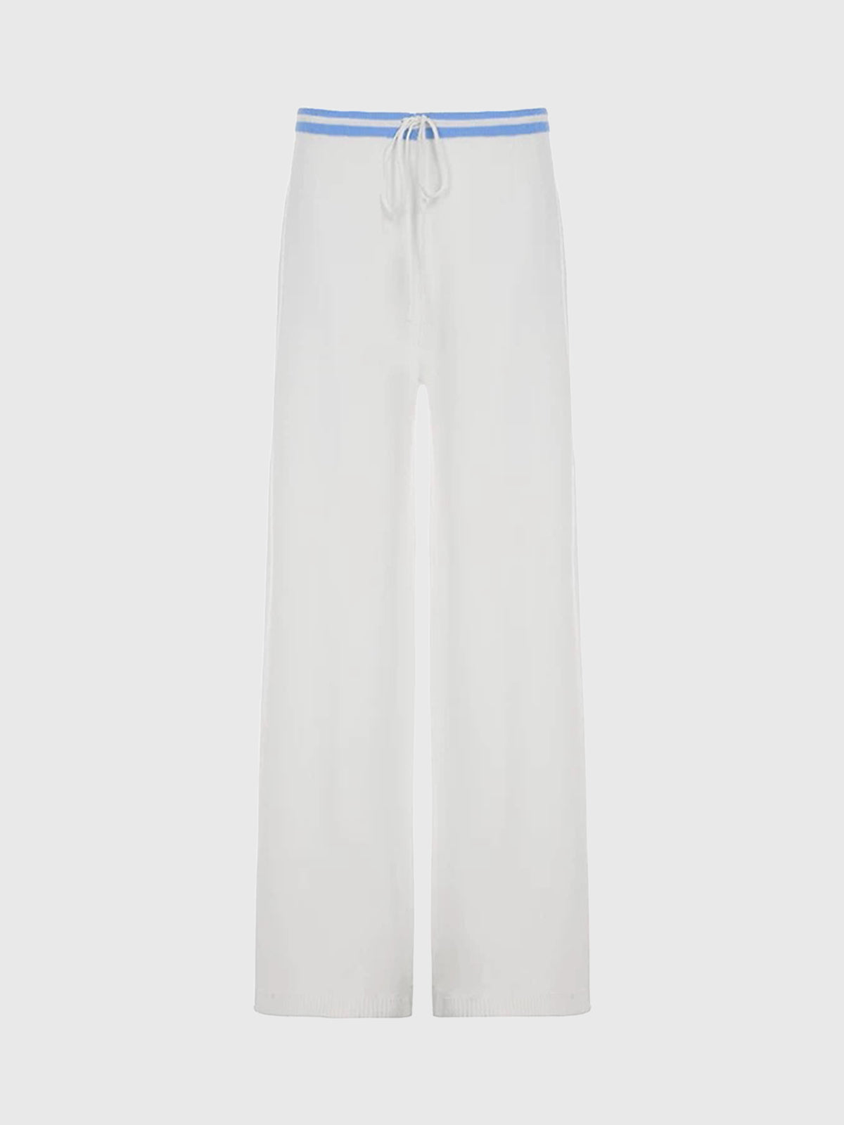 Dolled Office Contrast Trim Camisole and Pants Set - White