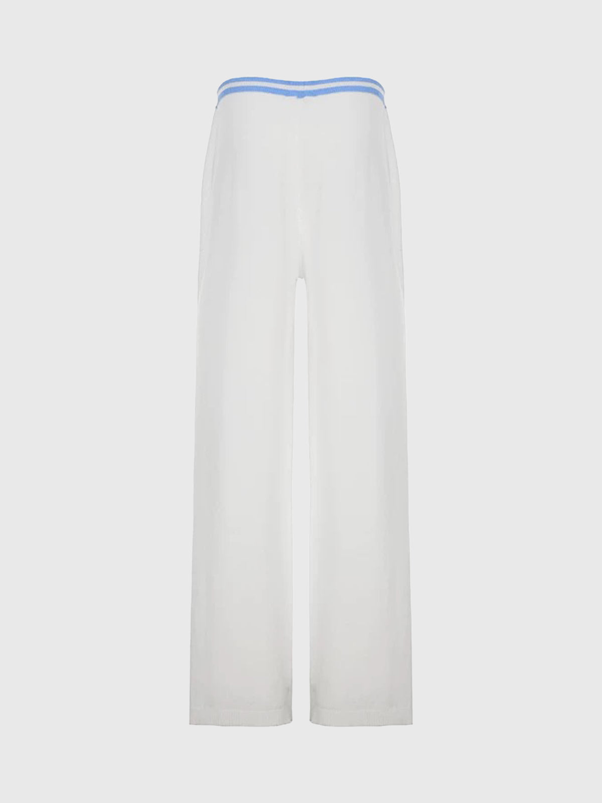 Dolled Office Contrast Trim Camisole and Pants Set - White