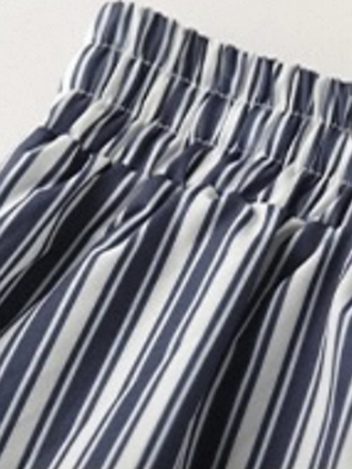 Brick Lane Vertical Stripe Wide Leg Lounge Pants - Blue