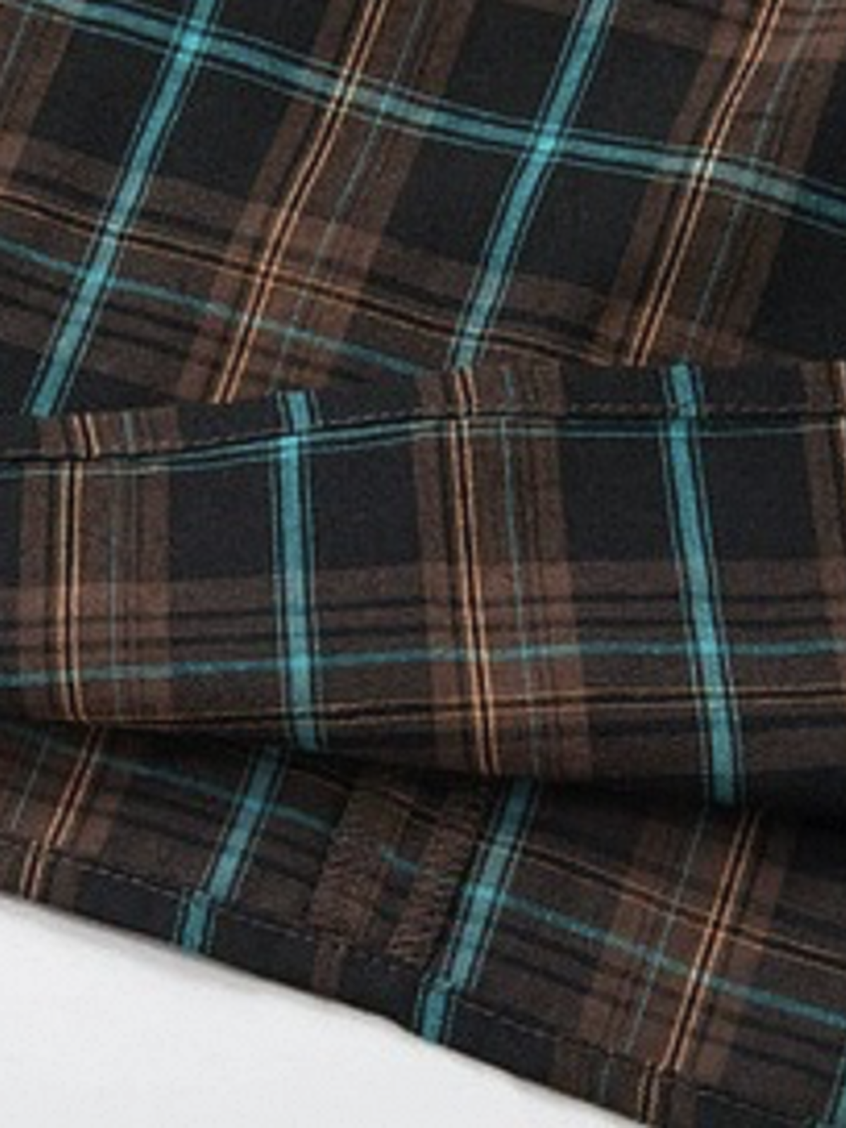Dolled Office Cut-out Check Sleeveless Vest - Plaid