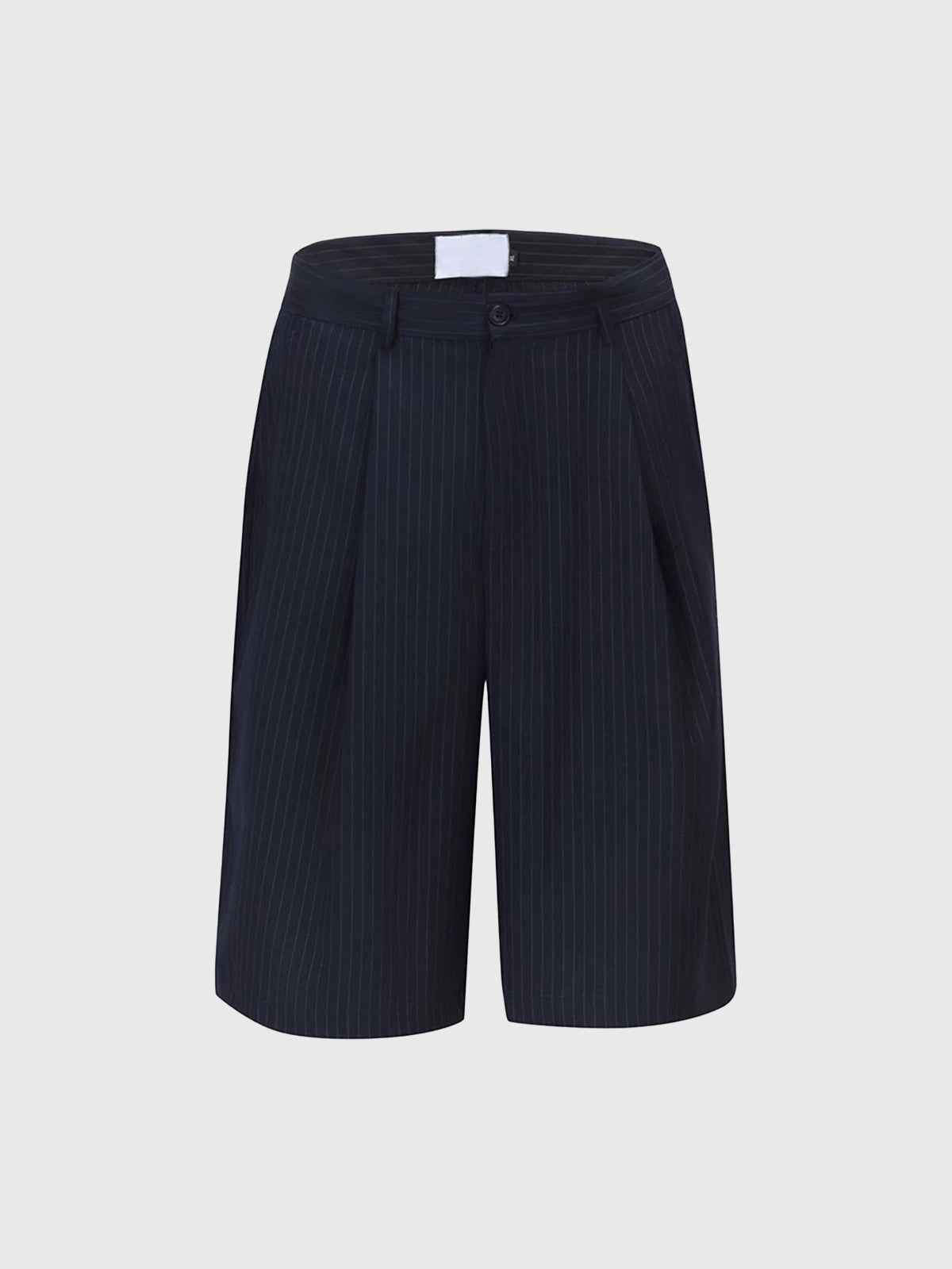 Brick Lane Straight Stripe Casual Shorts - Navy