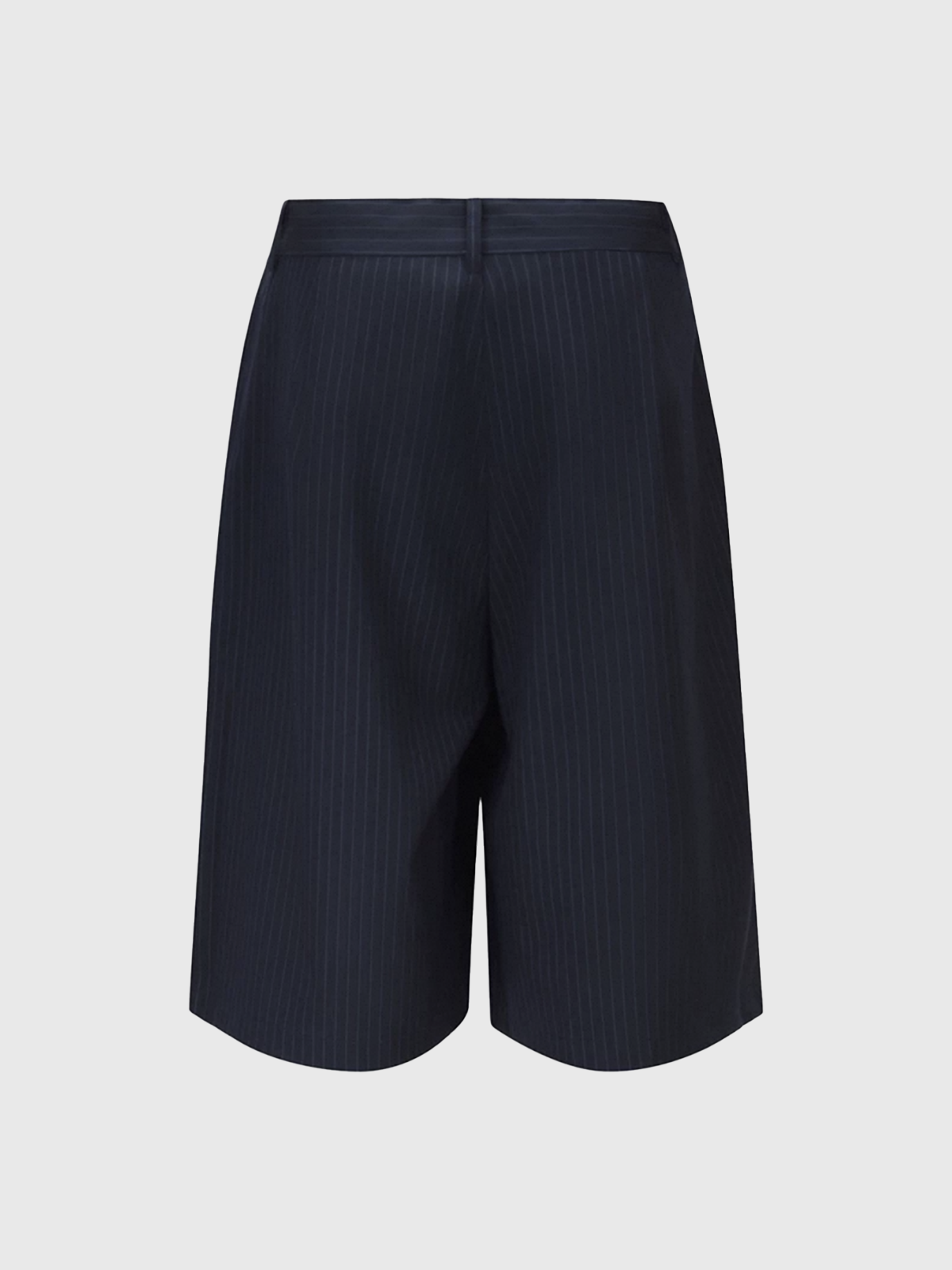 Brick Lane Straight Stripe Casual Shorts - Navy
