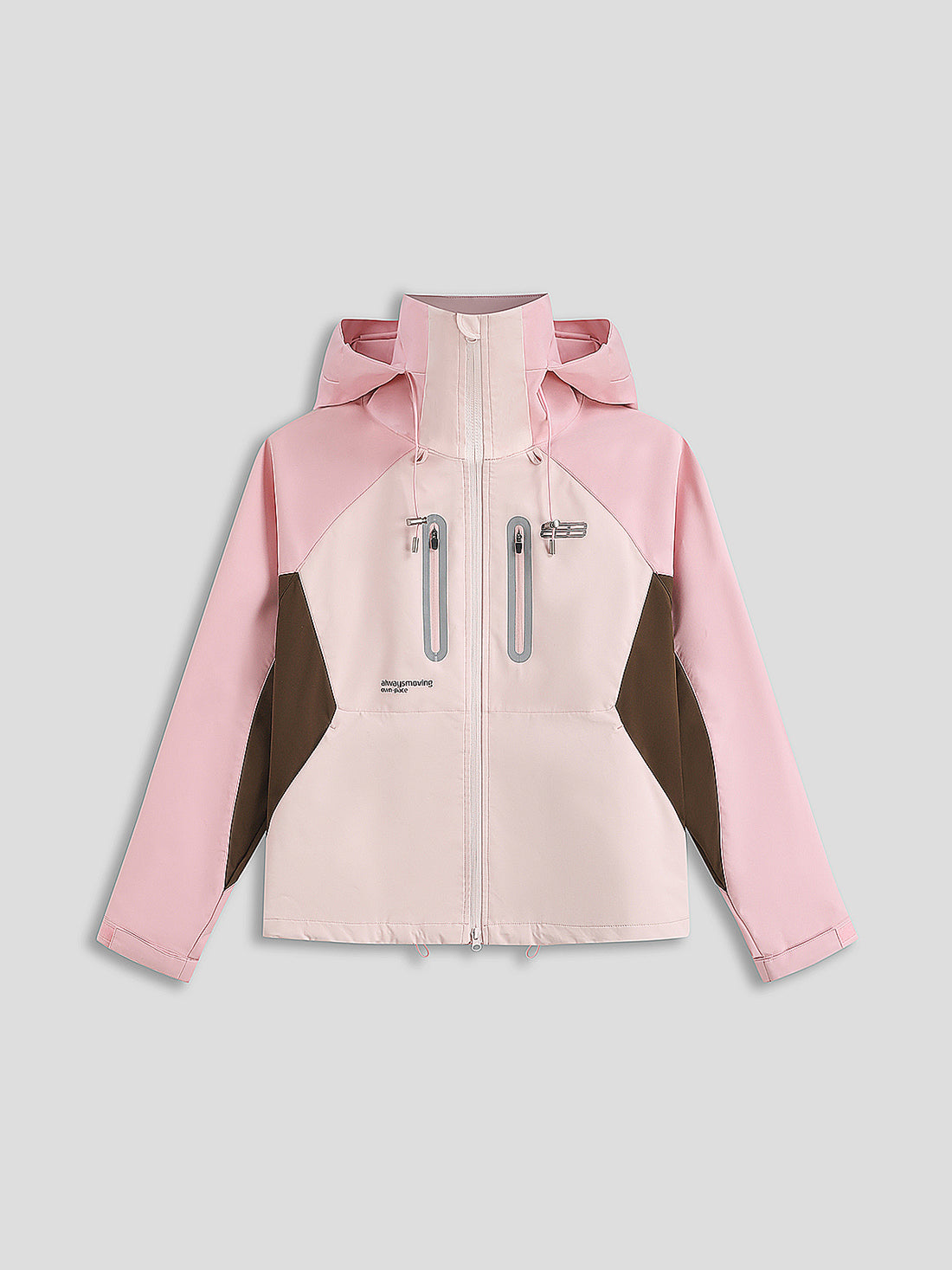 Strawberry Chocolate Zip Jacket - Pink/Brown