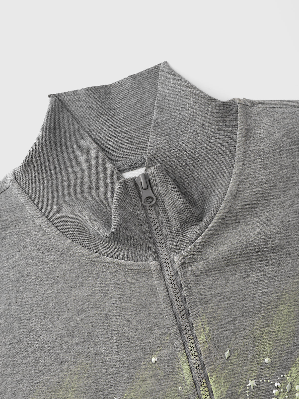 Grip Line Zip Sweatshirt – Fog Grey
