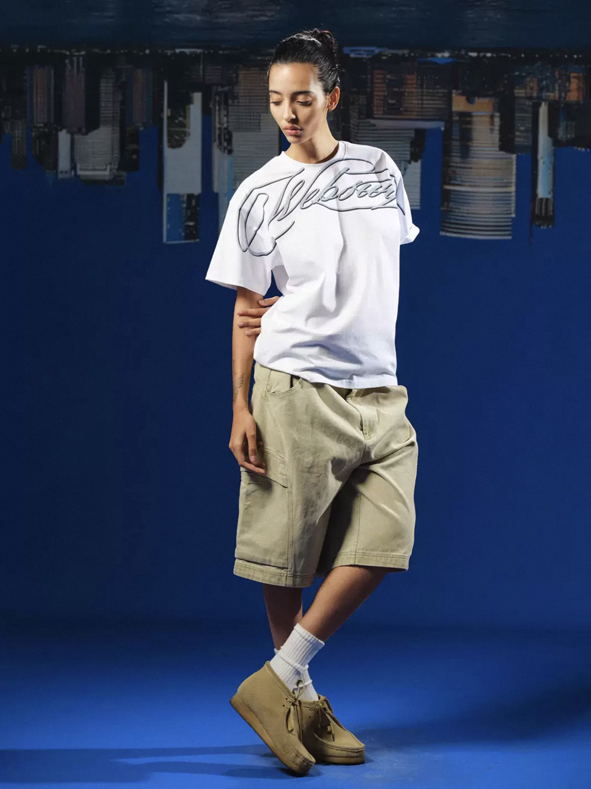 Co-ed Dorm Baggy Vintage Graphic T-Shirt - White