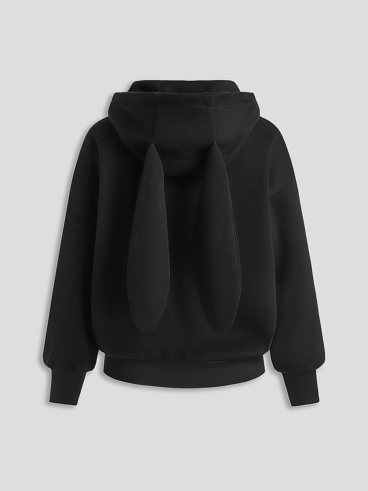 Bunny Luxe Set Zipper Hoodie - Moonlit Shadow