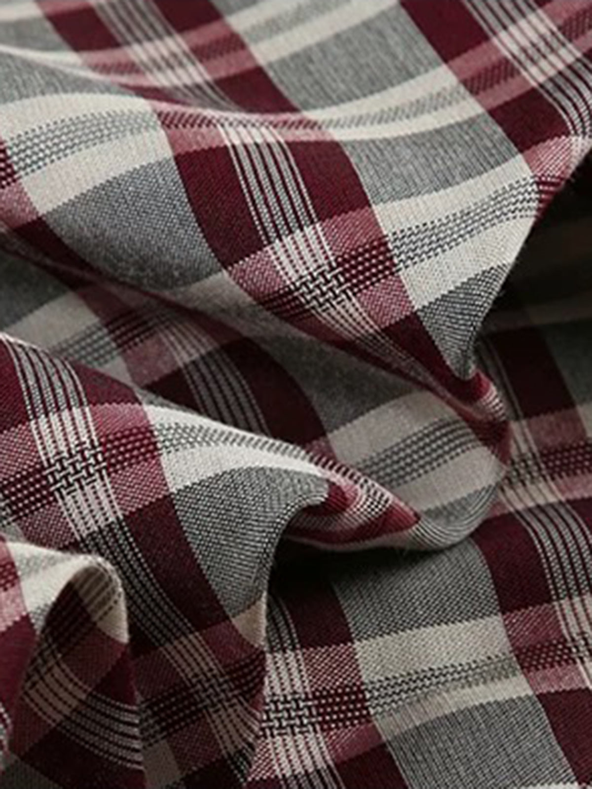 Brick Lane Check Plaid Off-Shoulder Halter Top - Brown