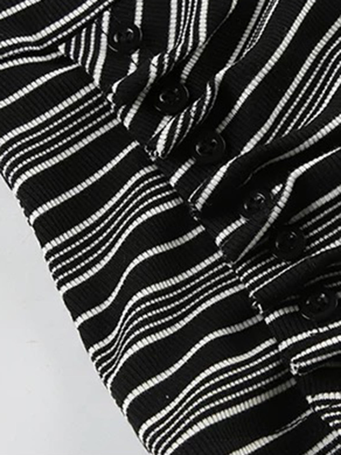Brick Lane Skimming Stripe Zebra Tube Top - Mono