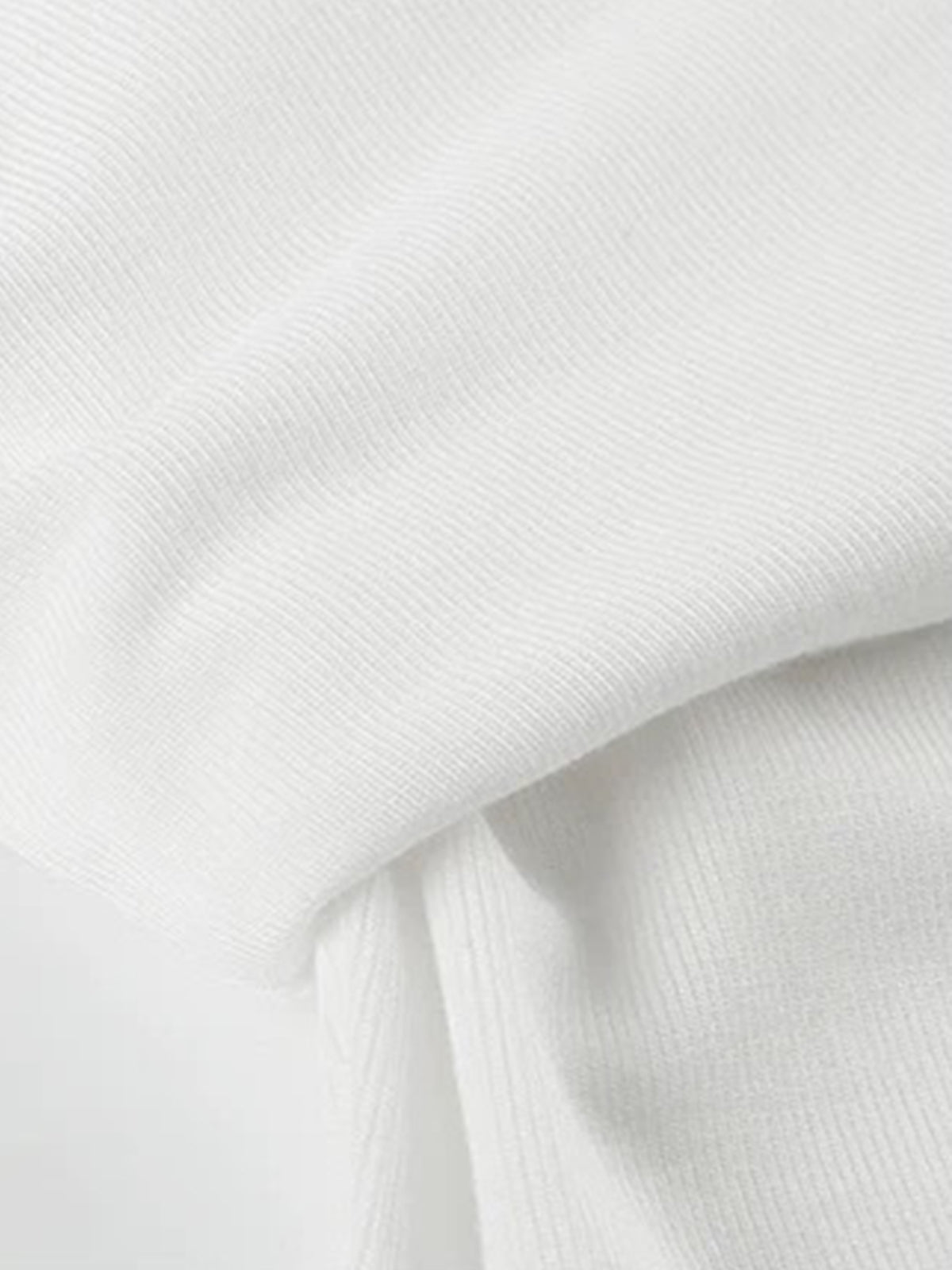 Brick Lane Asymmetric Braided Strap Off-Shoulder Top - White