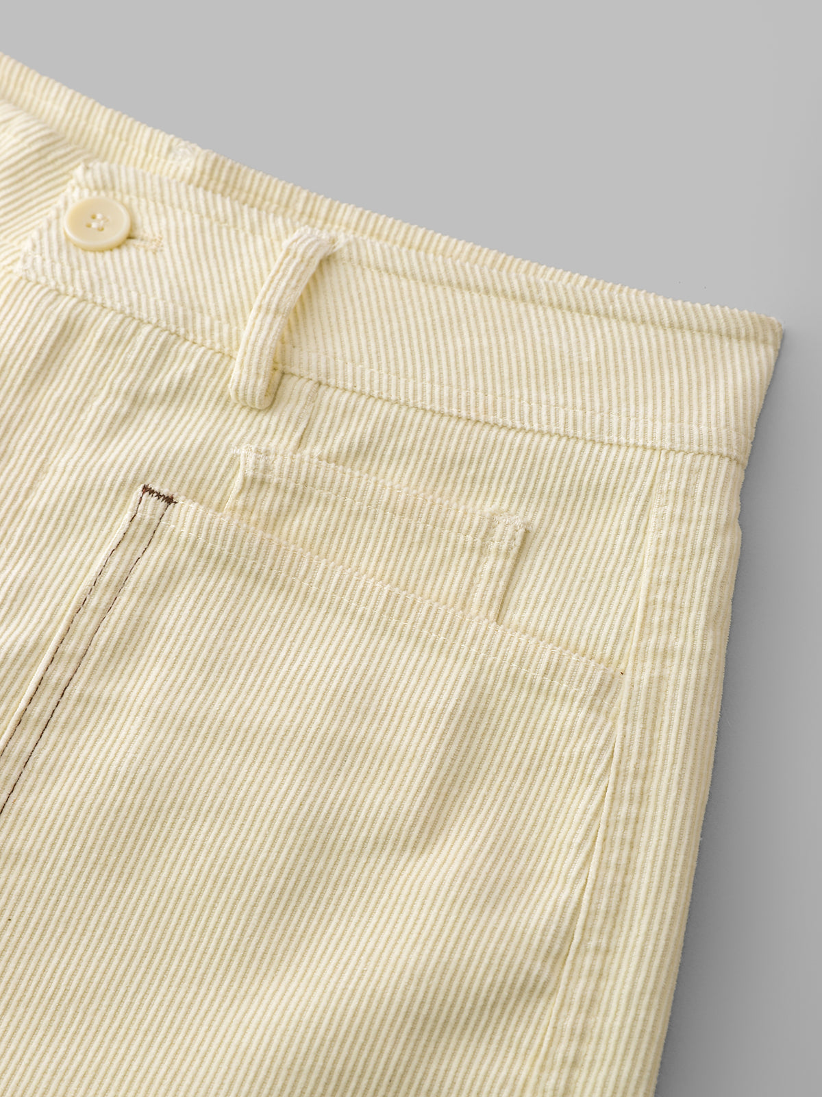Line Up Cord Shorts – Butter Cream