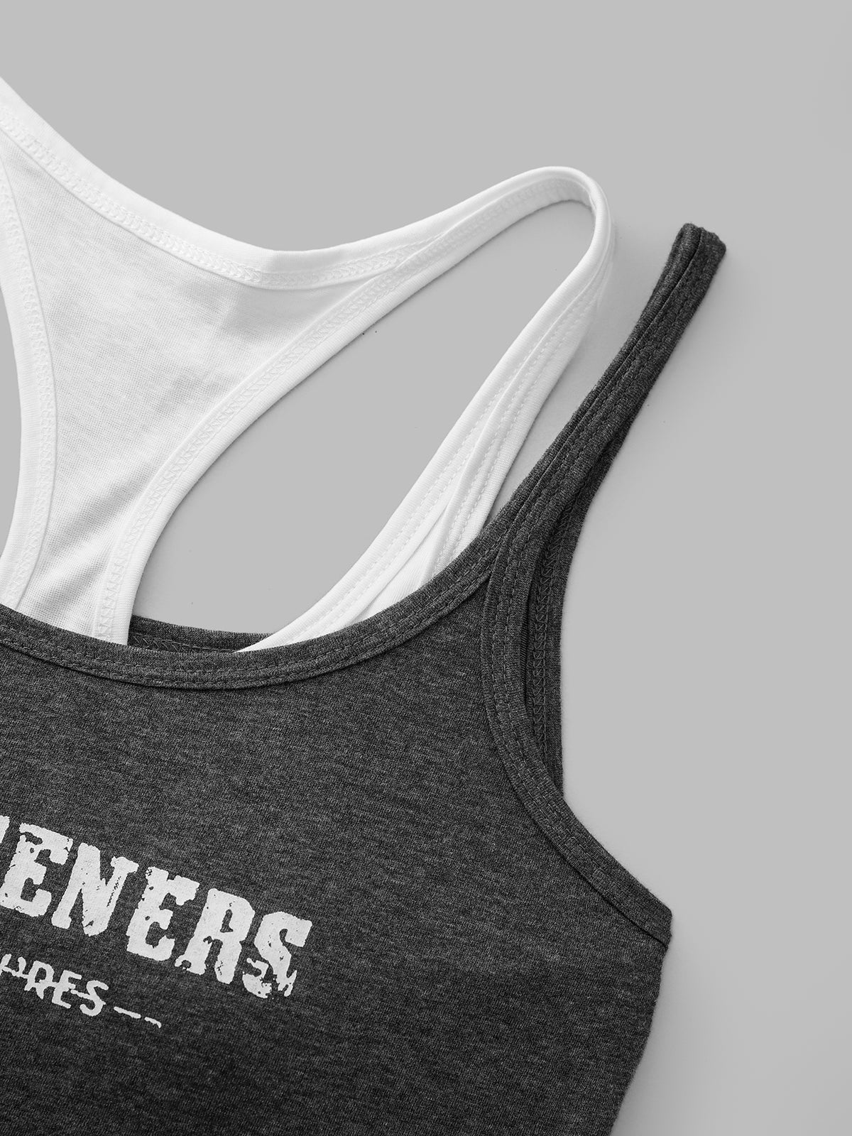 Already Layered Tank – Ash Grey
