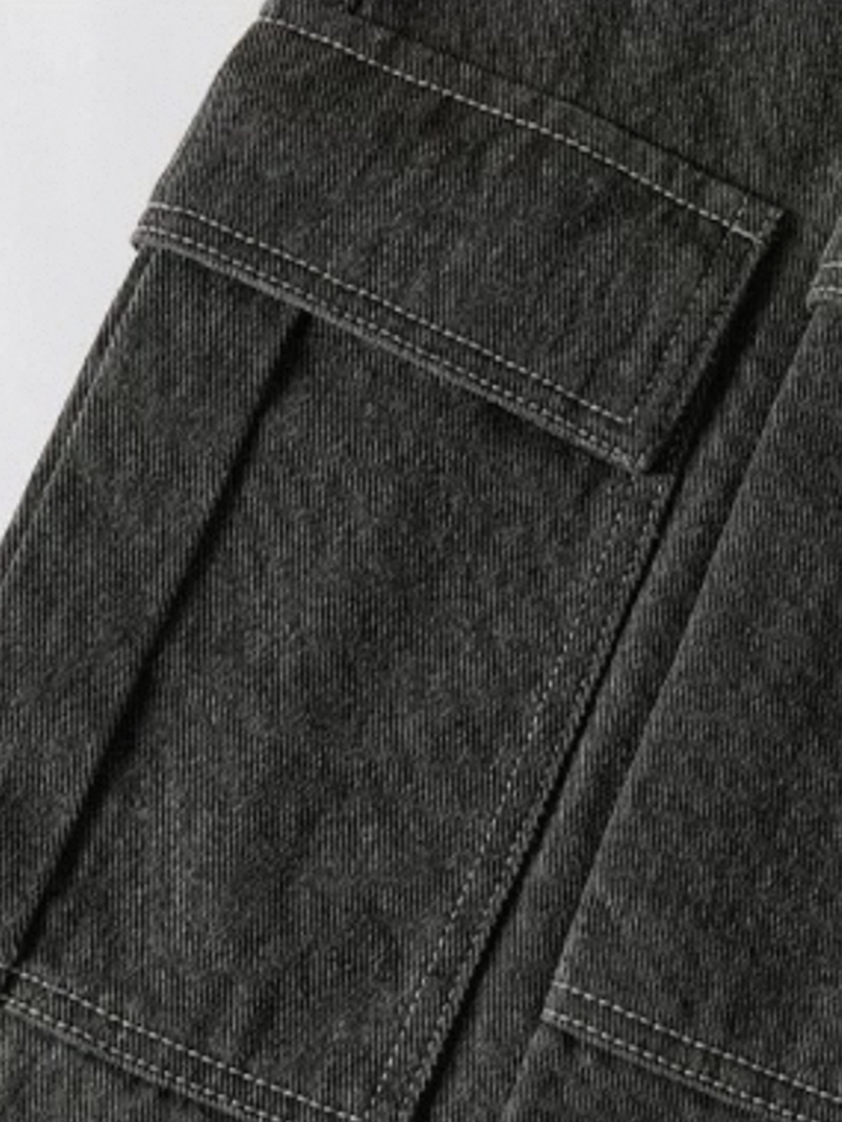 Dolled Office Wide-leg Textured Stripe Flared Pants - Black