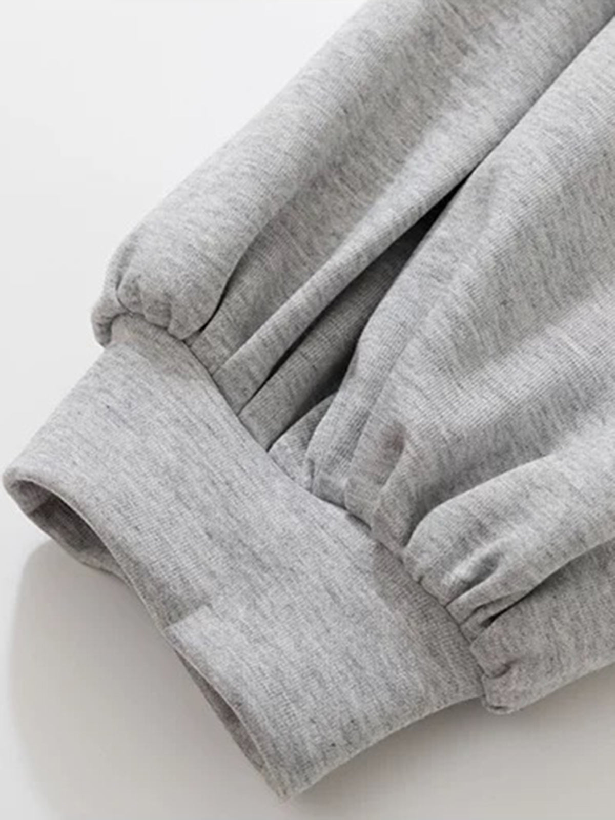 Co-ed Dorm Layered-Look Cutout Sweatshirt - Grey