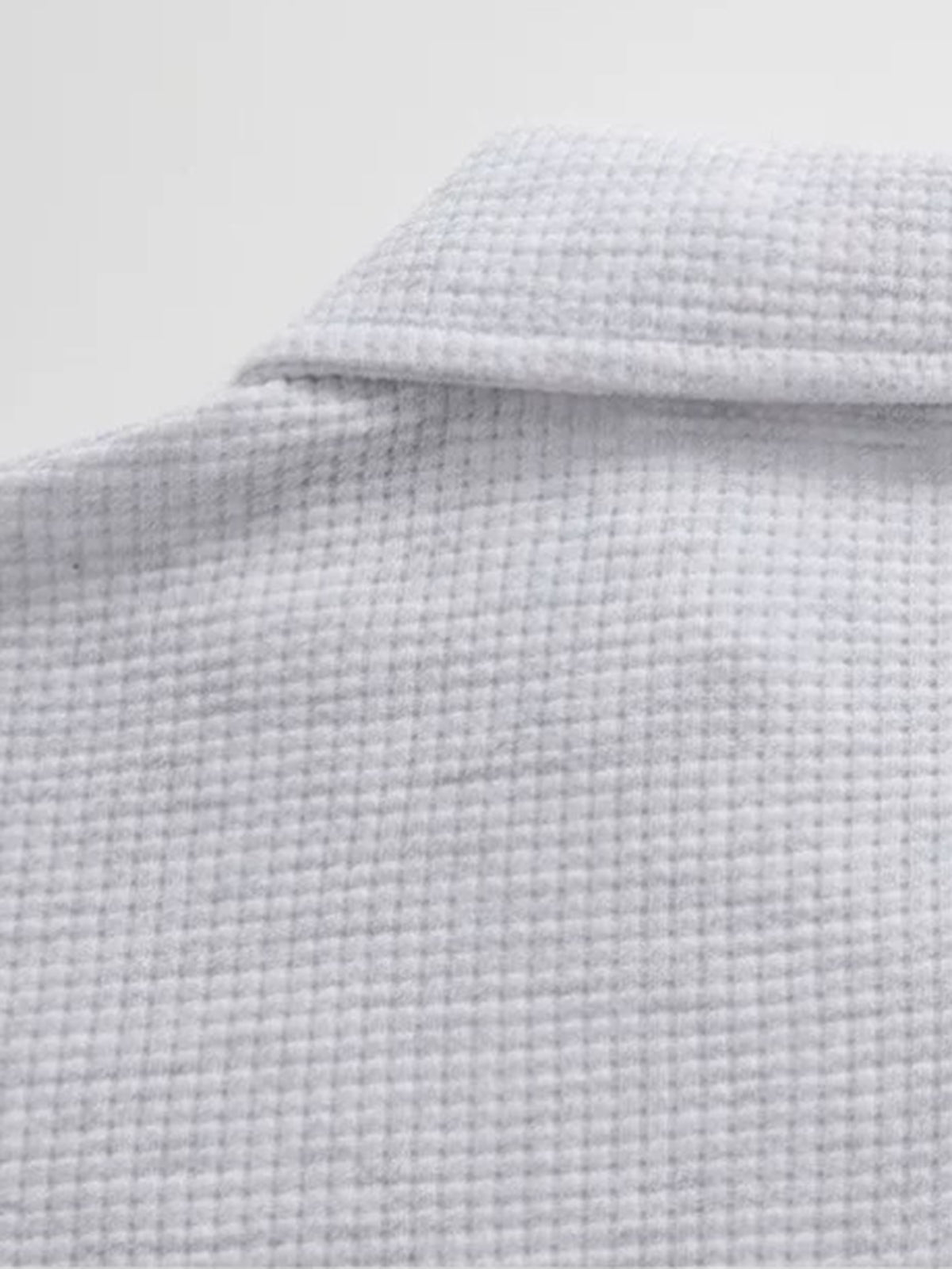 Co-ed Dorm Layered-look Stripe Graphic Print Shirt - White