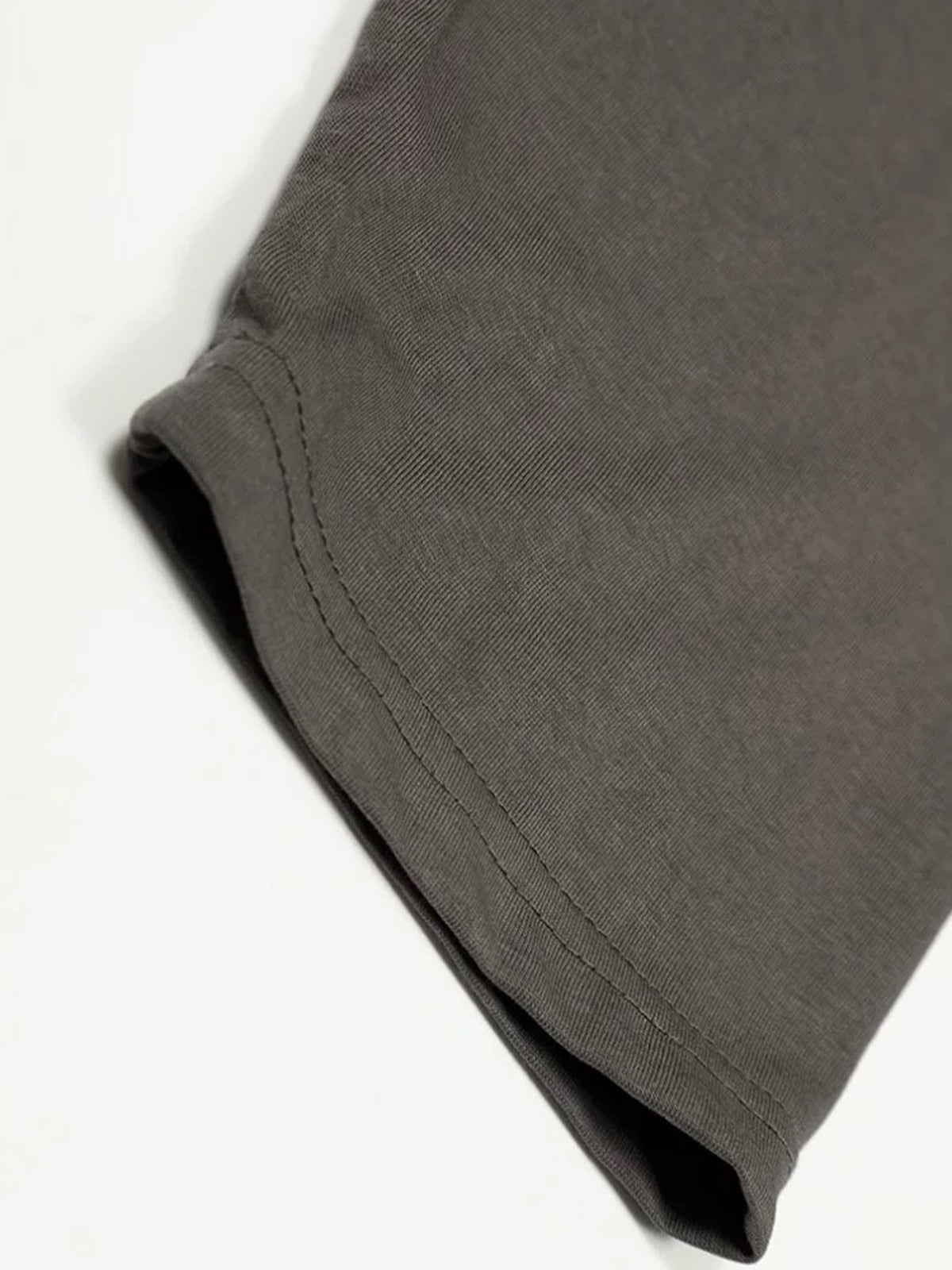 Brick Lane Layered-look Stripe Graphic Sweatshirt - Charcoal