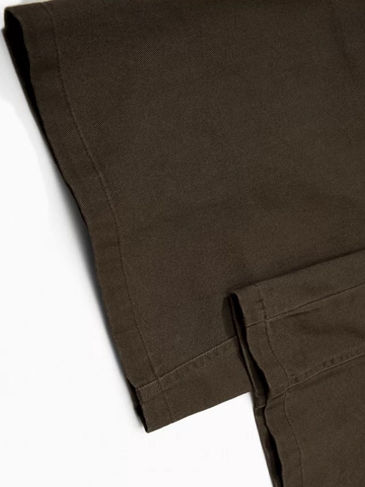 Brick Lane Wide-leg Washed Heavyweight Cargo Pants - Coffee