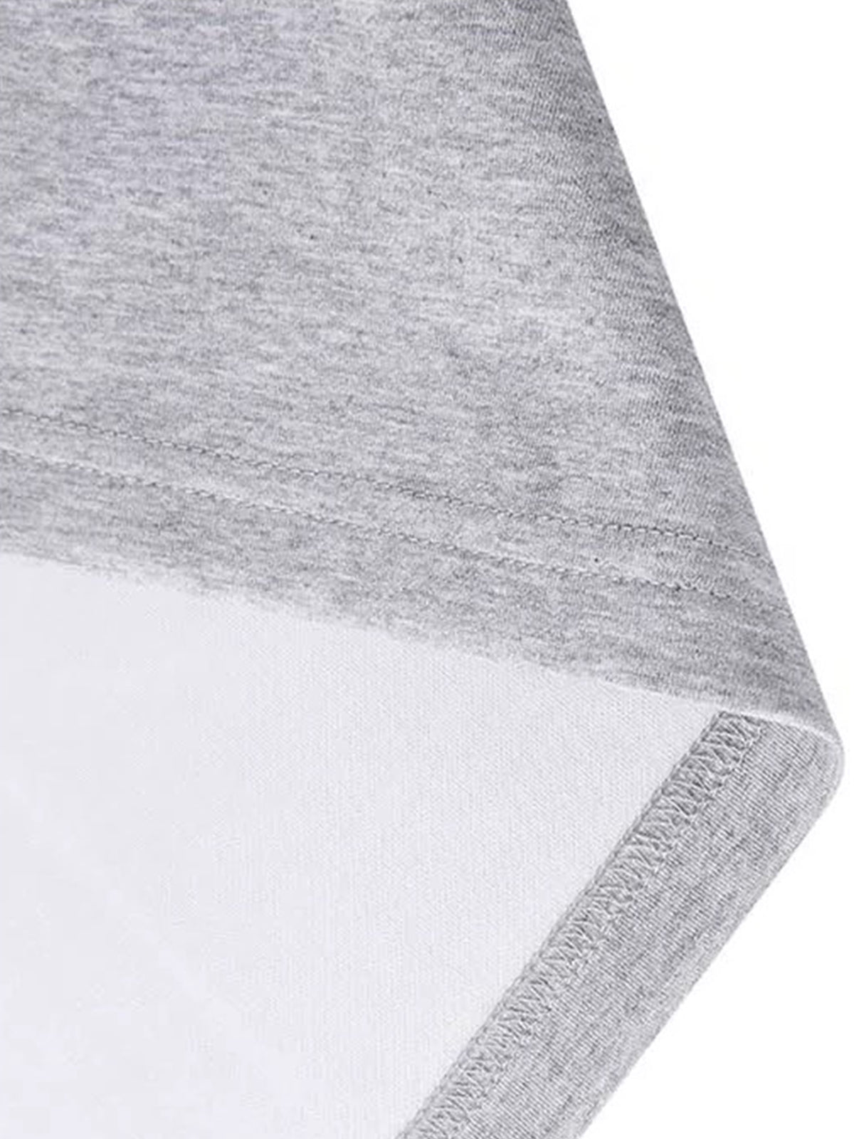 Co-ed Dorm Baggy Quarter-Zip Stand Collar Tee - Heather Grey
