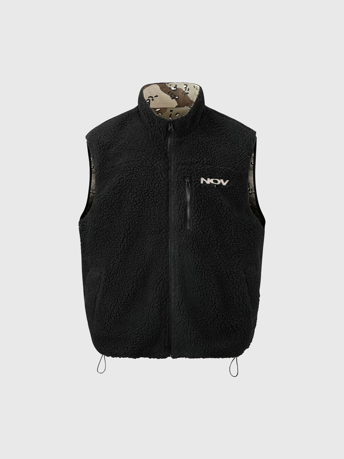 Co-ed Dorm Baggy Camouflage Sleeveless Vest - Green