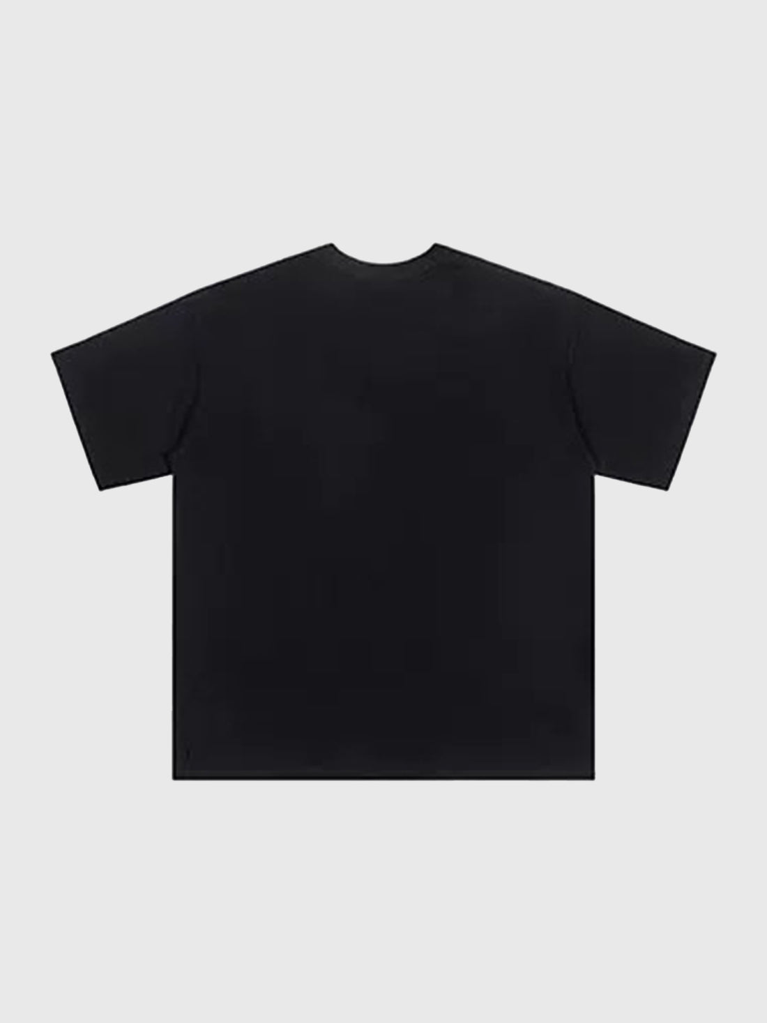 Brick Lane Baggy Digital Gradient Print Tee - Black