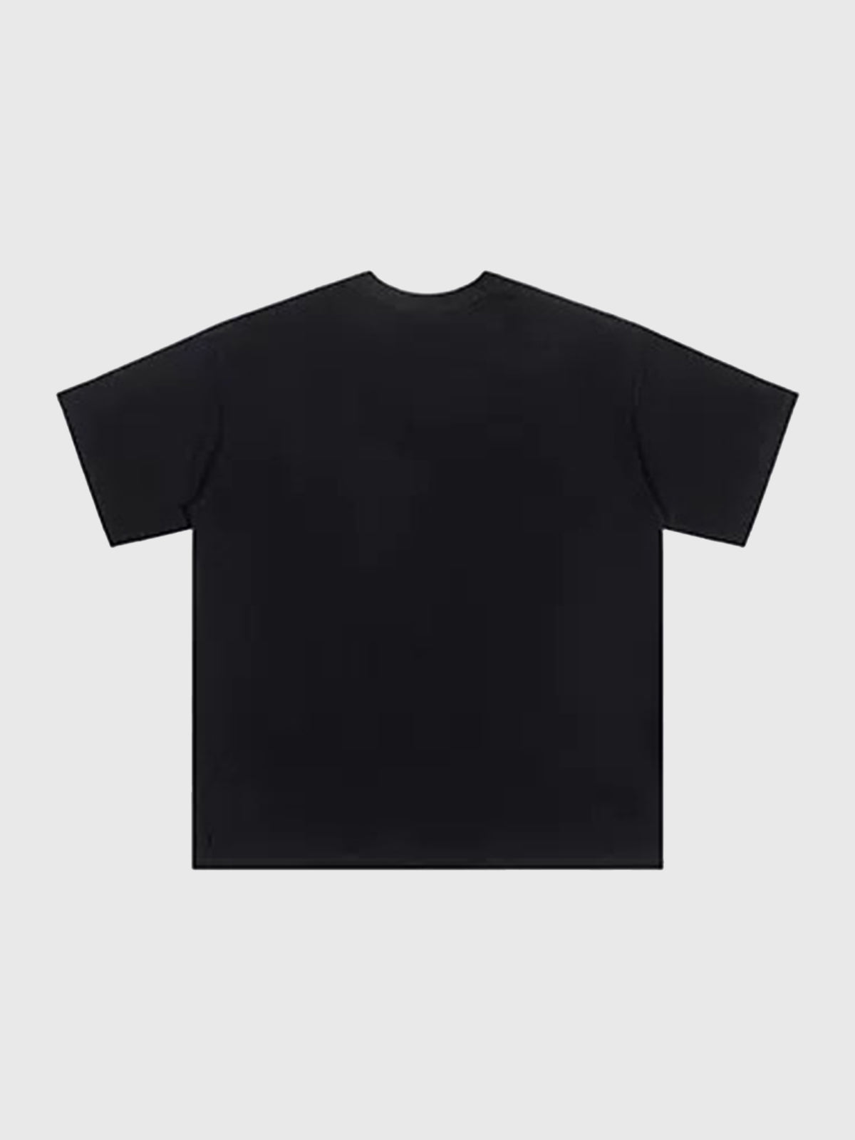 Brick Lane Baggy Digital Gradient Print Tee - Black