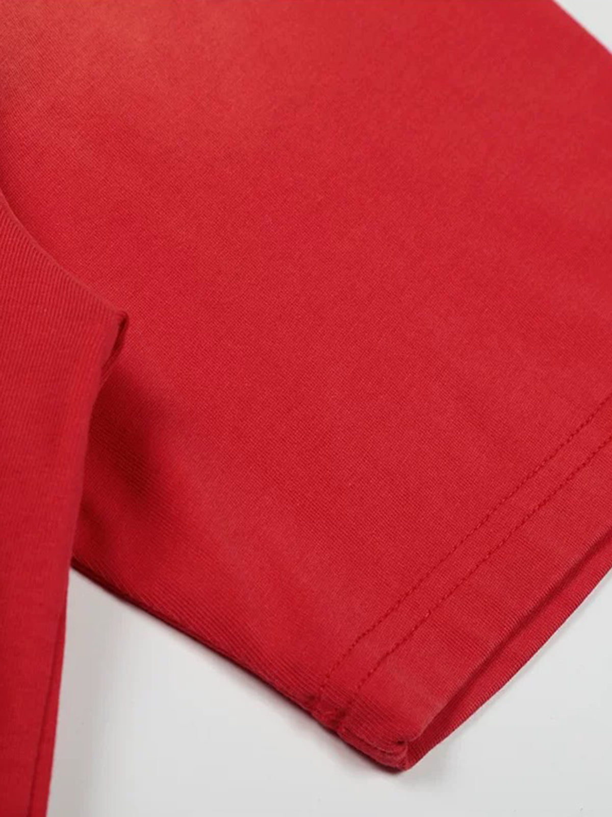 Brick Lane Baggy Number Graphic Print Tee - Red