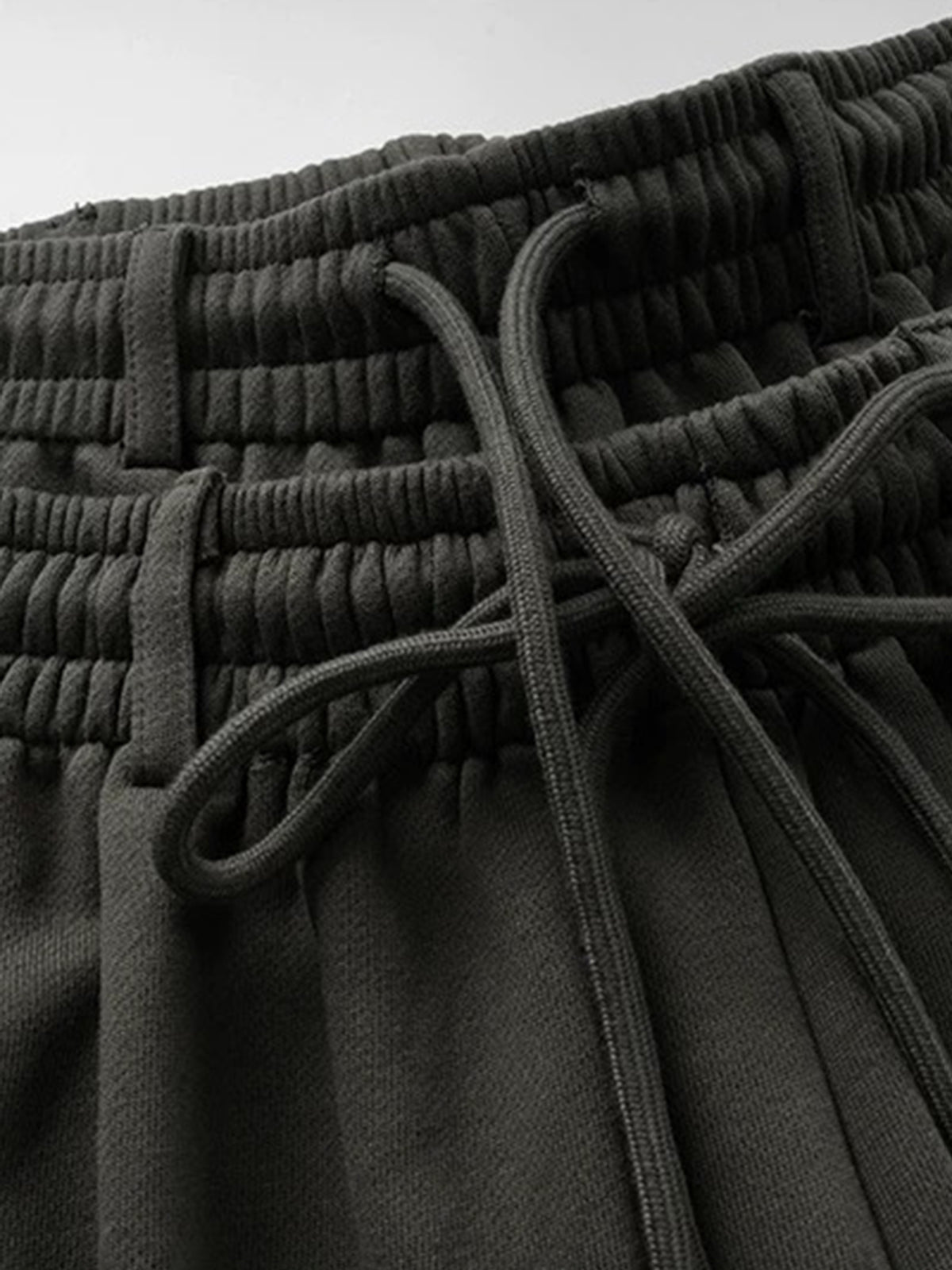 Co-ed Dorm Layered-Look Waistband Sweatpants - Black