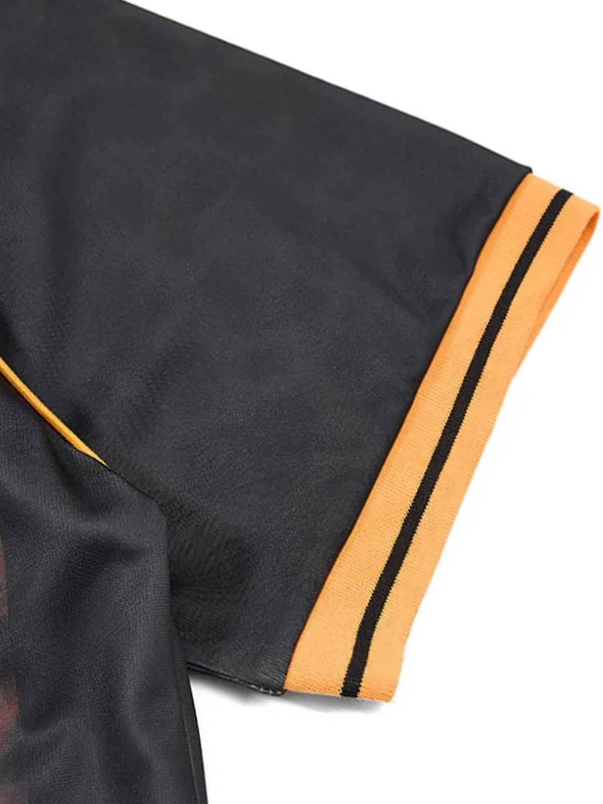 Brick Lane Baggy Jersey Number 75 Print - Orange/Black