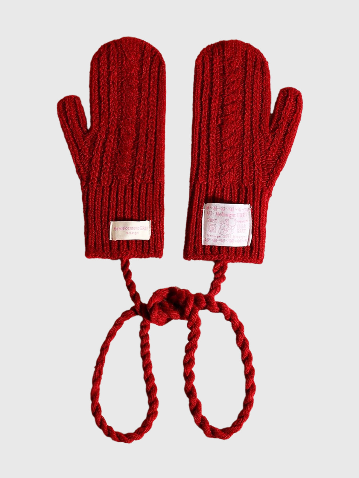 Keep Me Close Gloves – Ruby Red