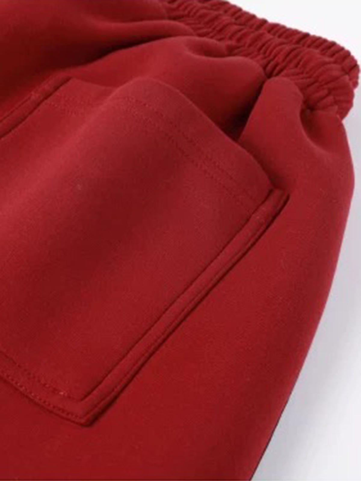 Brick Lane Wide-leg Print Graphic Relaxed Capri Pants - Red