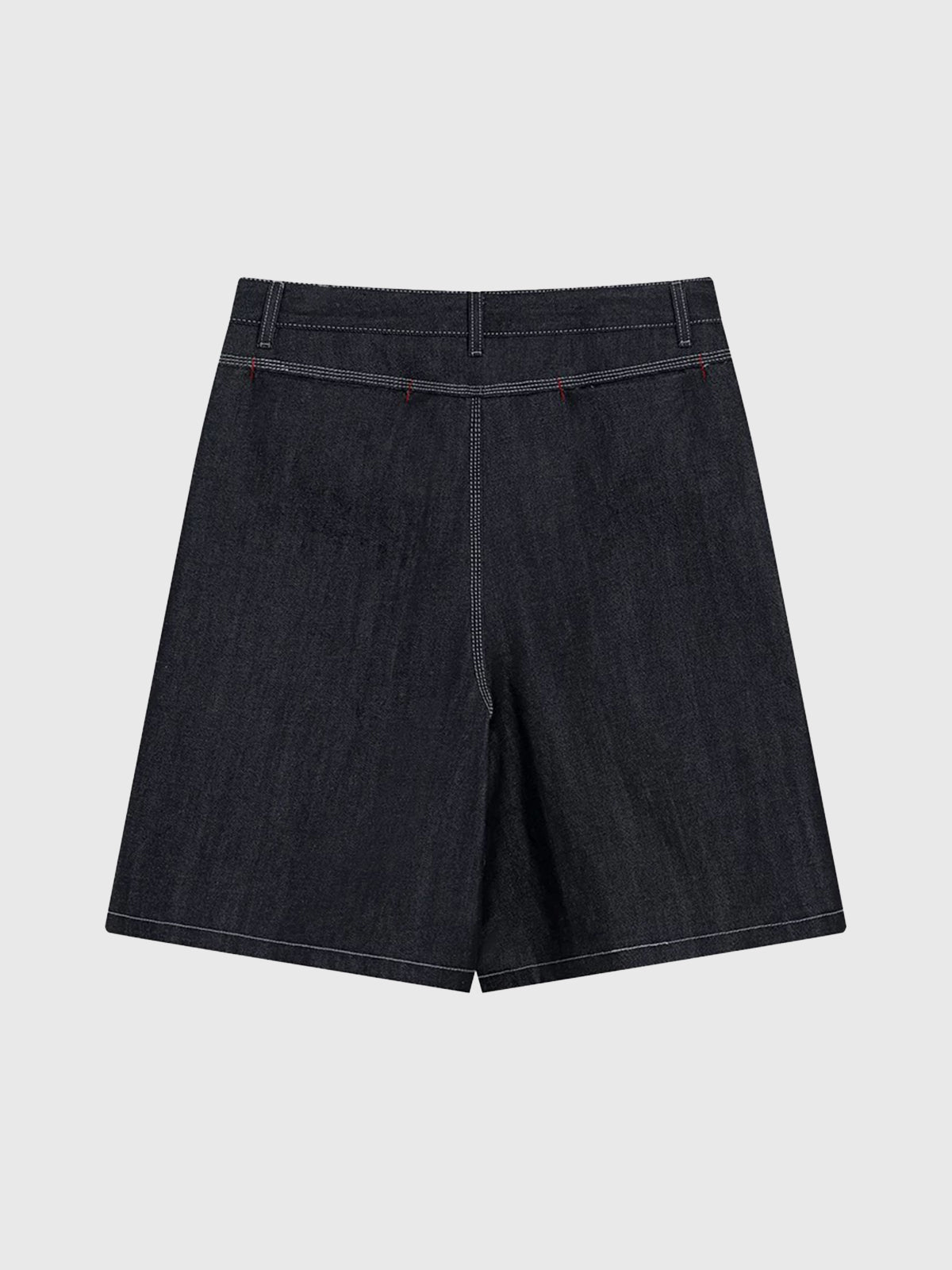 Brick Lane Wide-leg Slouchy Denim Jorts - Blue