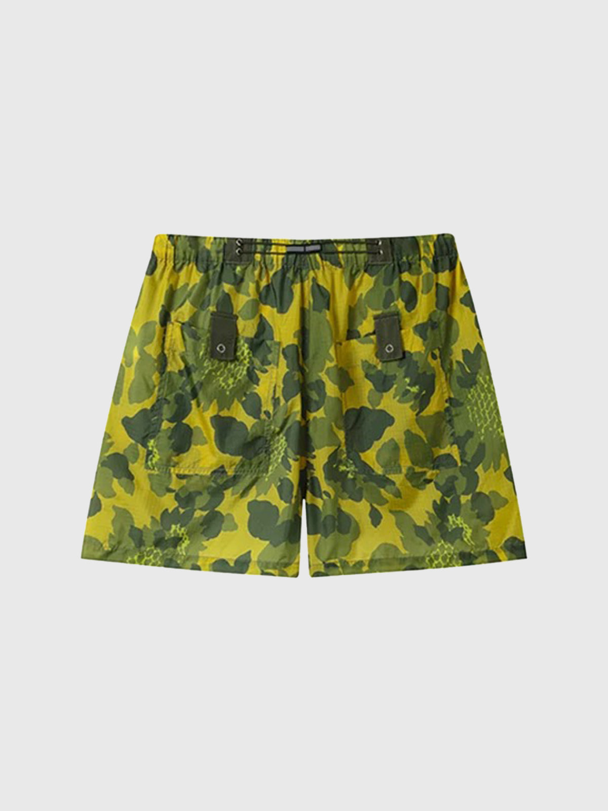 Weekday Outdoor Baggy Camouflage Utility Shorts - Green