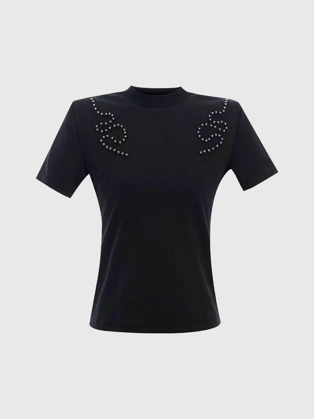 Brick Lane Skimming Classic Fitted Short Sleeve Tee - Black