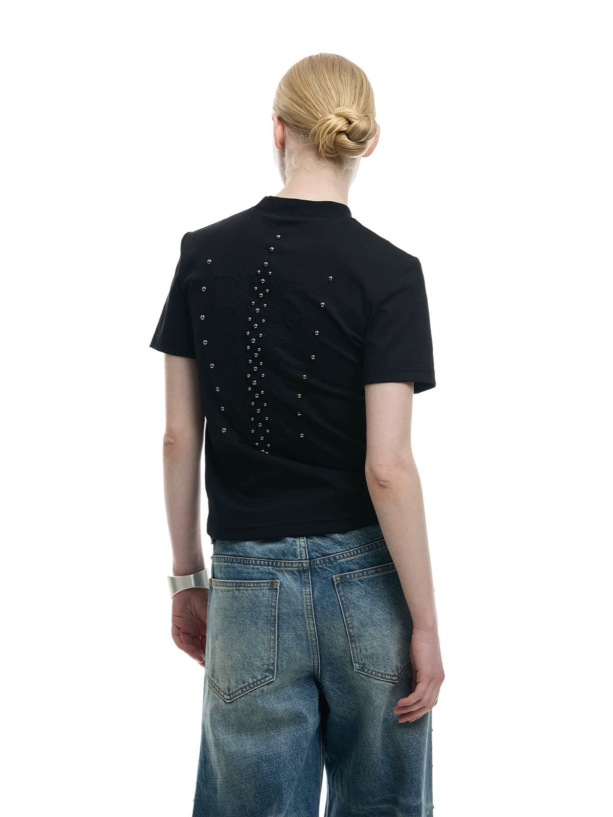 Brick Lane Skimming Classic Fitted Short Sleeve Tee - Black