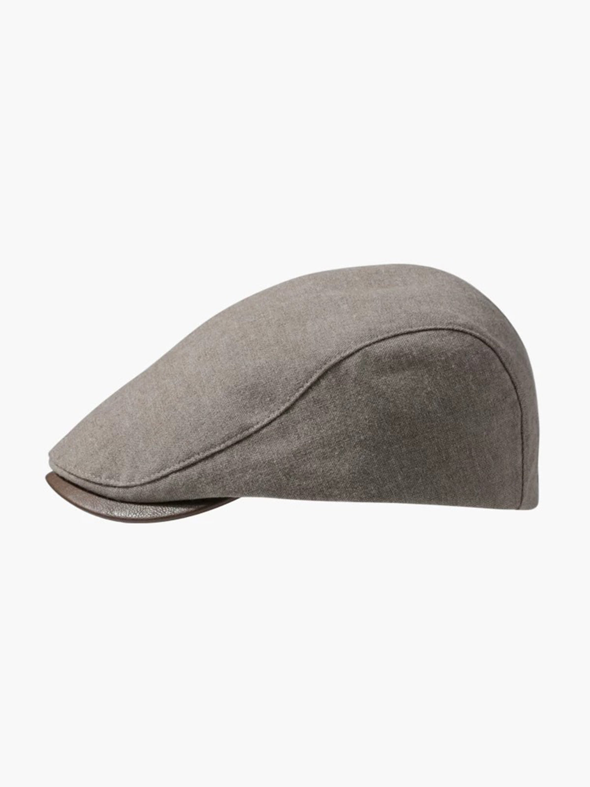 American Club Casual Classic Flat Cap - Grey