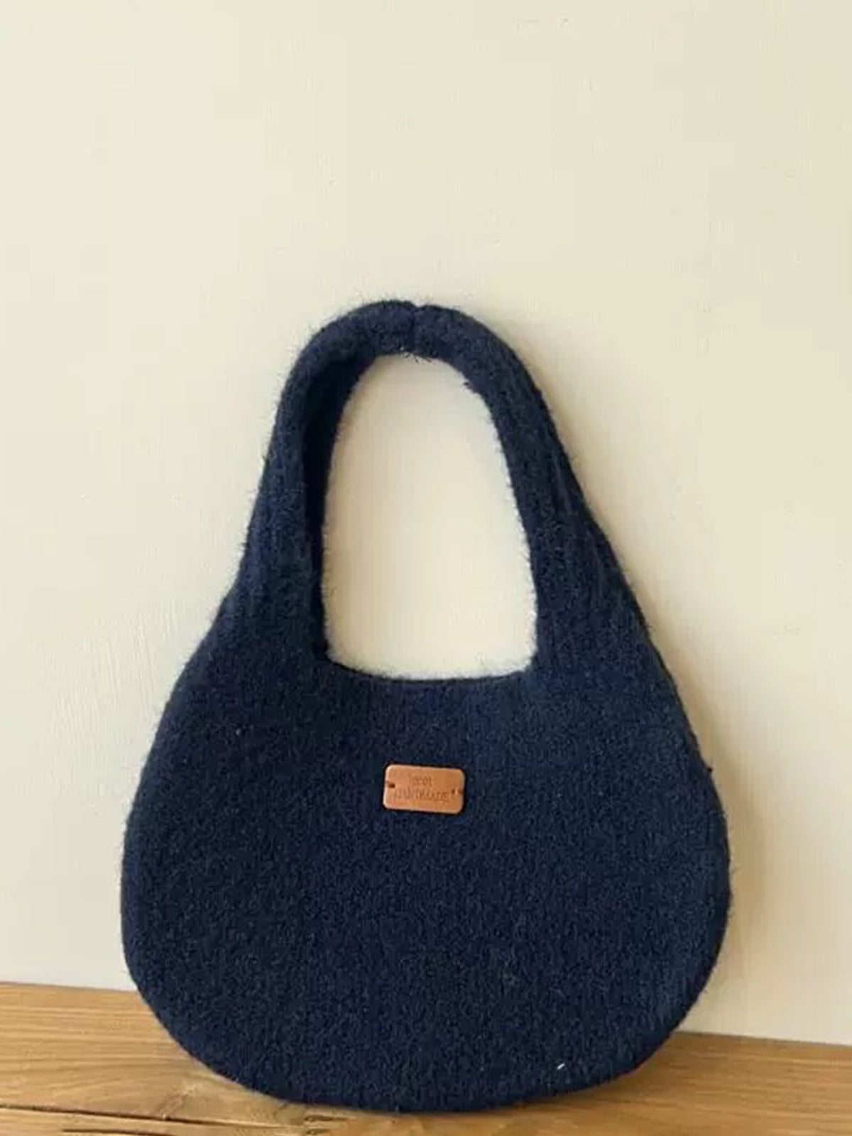 Co-ed Dorm Casual Plush Mini Tote Bag - Blue