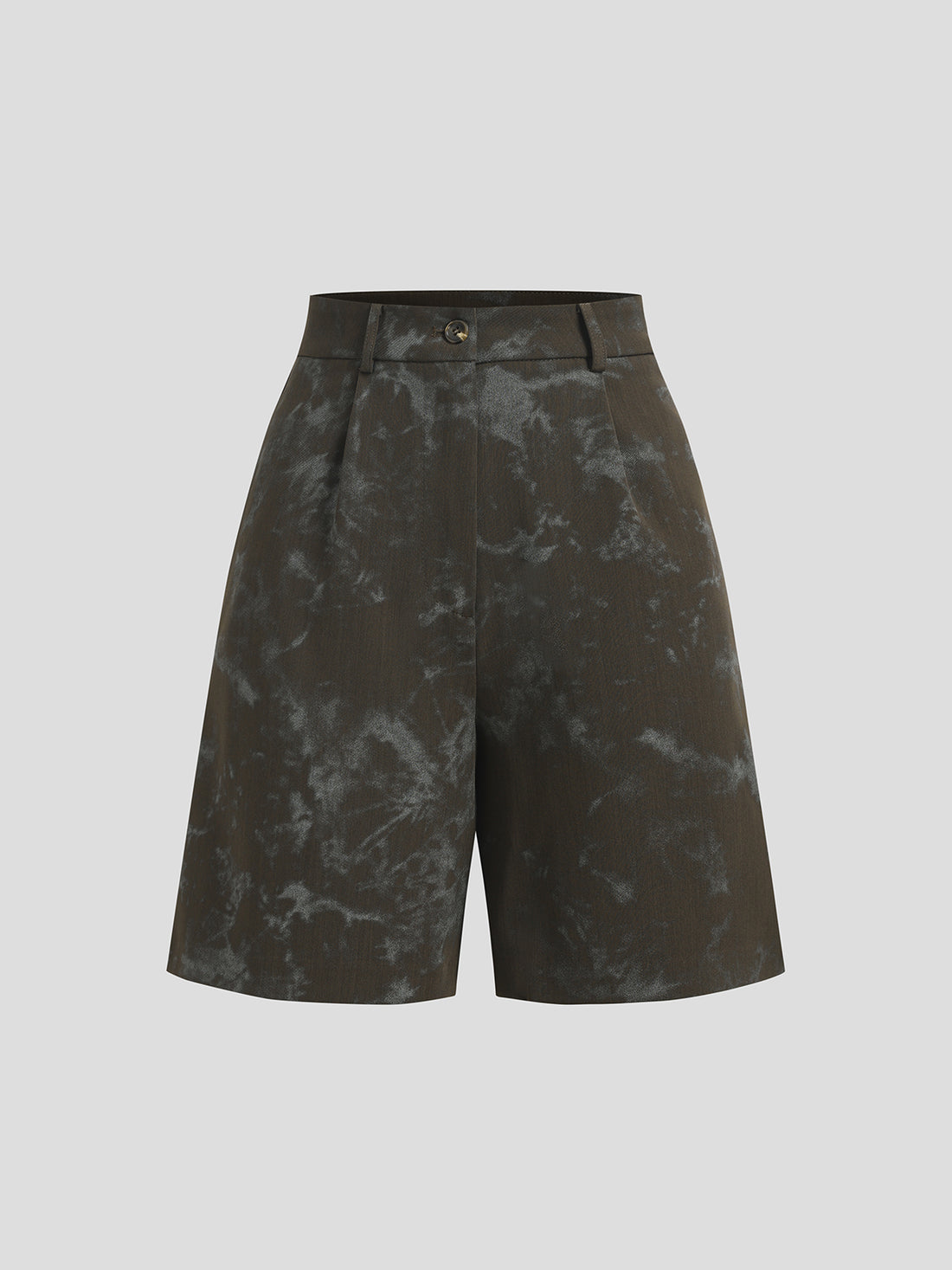 Sleek Tux Shorts - Forest Noir