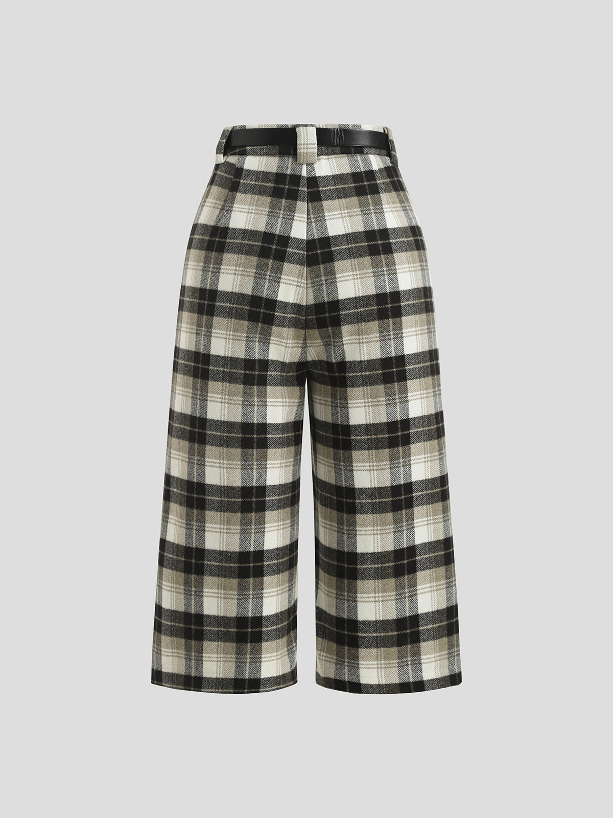 Gridlock Capri Pants - Sandstone Check