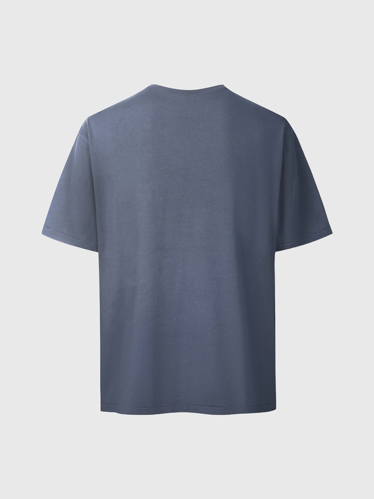 Co-ed Dorm Baggy Washed Thorn Graphic Tee - Blue